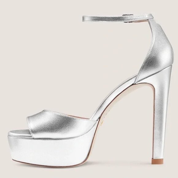 Stuart Weitzman Discoplatform Heels Size 9 - Picture 3 of 11